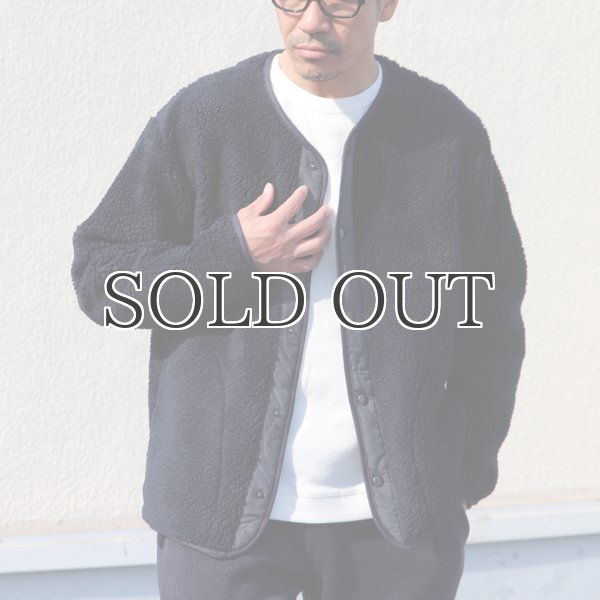 画像3: 【Lanificio Becagli（ベッカリー）】トスカーナボア スナップジャケット【MADE IN JAPAN】『日本製』/ Upscape Audience (3)