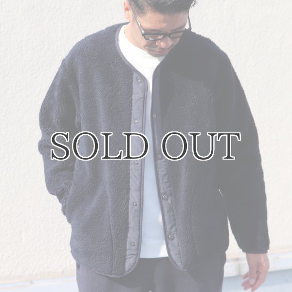 画像6: 【Lanificio Becagli（ベッカリー）】トスカーナボア スナップジャケット【MADE IN JAPAN】『日本製』/ Upscape Audience (6)