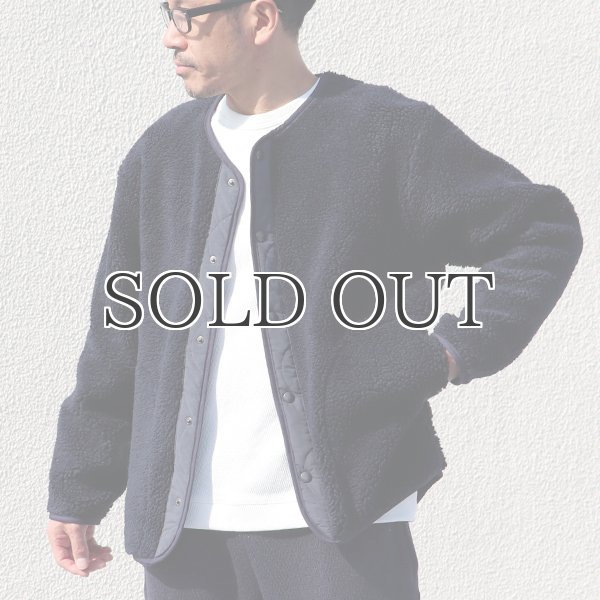 画像8: 【Lanificio Becagli（ベッカリー）】トスカーナボア スナップジャケット【MADE IN JAPAN】『日本製』/ Upscape Audience (8)