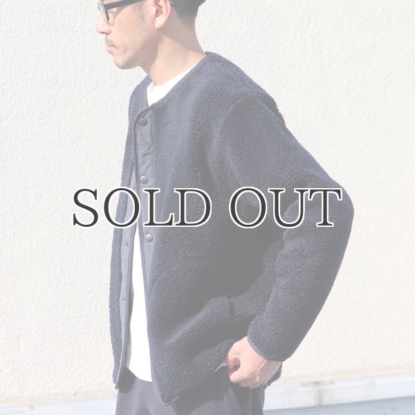 画像6: 【Lanificio Becagli（ベッカリー）】トスカーナボア スナップジャケット【MADE IN JAPAN】『日本製』/ Upscape Audience (6)