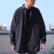 画像15: 70/30クロス ストレッチタイプライターレギュラーカラー L/S ボクシーシャツ【MADE IN JAPAN】『日本製』/ Upscape Audience (15)