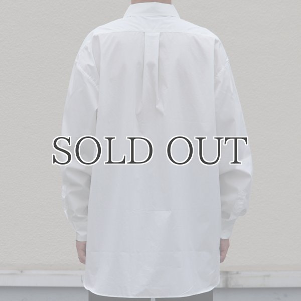 画像18: 70/30クロス ストレッチタイプライターレギュラーカラー L/S ボクシーシャツ【MADE IN JAPAN】『日本製』/ Upscape Audience (18)