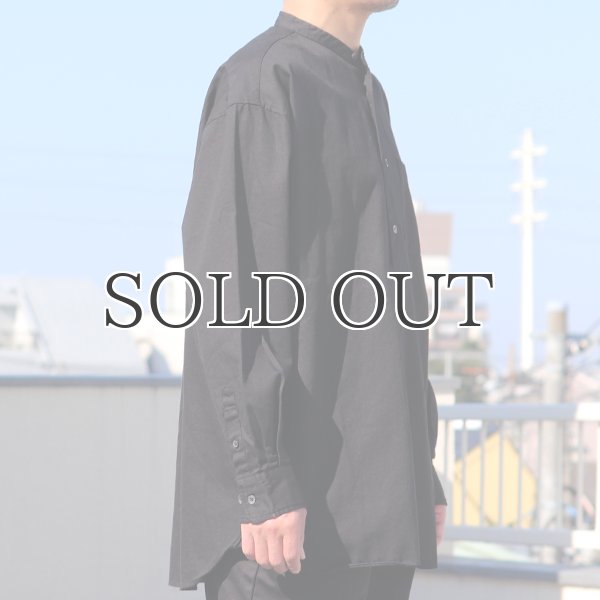 画像17: 6オンス オックスフォード バンドカラー L/S ボクシーシャツ【MADE IN JAPAN】『日本製』/ Upscape Audience (17)