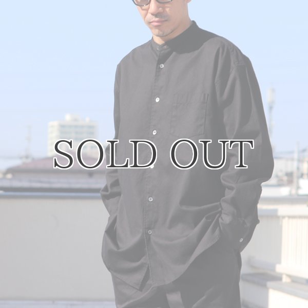 画像6: 6オンス オックスフォード バンドカラー L/S ボクシーシャツ【MADE IN JAPAN】『日本製』/ Upscape Audience (6)