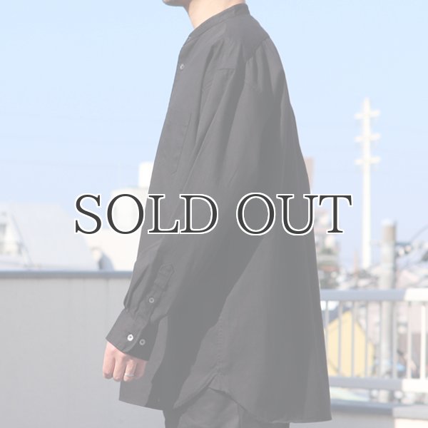 画像15: 6オンス オックスフォード バンドカラー L/S ボクシーシャツ【MADE IN JAPAN】『日本製』/ Upscape Audience (15)