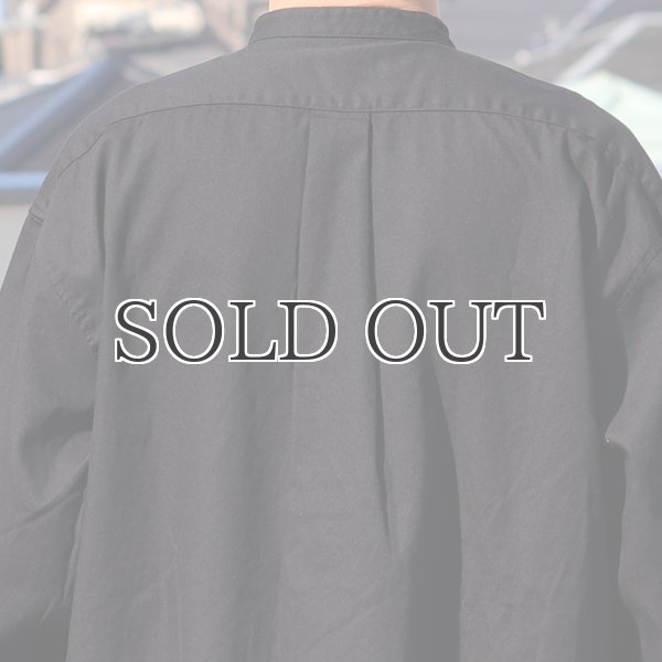 画像19: 6オンス オックスフォード バンドカラー L/S ボクシーシャツ【MADE IN JAPAN】『日本製』/ Upscape Audience (19)