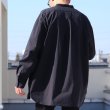 画像12: 70/30クロス ストレッチタイプライター バンドカラー L/S ボクシーシャツ【MADE IN JAPAN】『日本製』/ Upscape Audience (12)