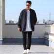 画像10: 70/30クロス ストレッチタイプライター バンドカラー L/S ボクシーシャツ【MADE IN JAPAN】『日本製』/ Upscape Audience (10)