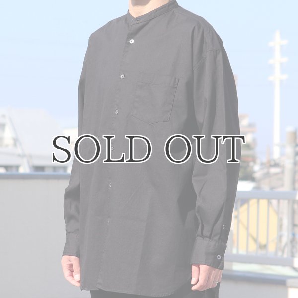 画像14: 6オンス オックスフォード バンドカラー L/S ボクシーシャツ【MADE IN JAPAN】『日本製』/ Upscape Audience (14)