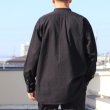 画像8: 6オンス オックスフォード バンドカラー L/S ボクシーシャツ【MADE IN JAPAN】『日本製』/ Upscape Audience (8)