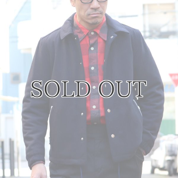 画像4: 610gウールメルトン裏ダイヤキルトコーチジャケット【送料無料】 / Audience (4)