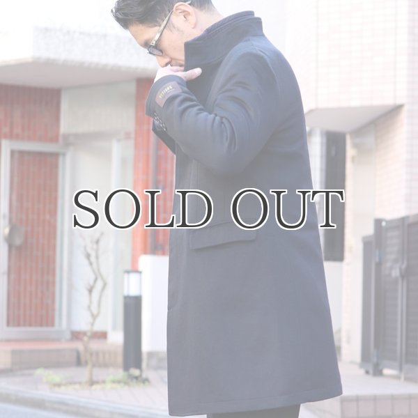 画像6: 550ｇイタリアNOBILIAビーバー比翼仕立てスタンドカラーコート / Audience (6)