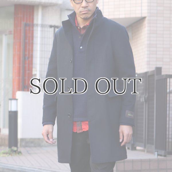 画像4: 550ｇイタリアNOBILIAビーバー比翼仕立てスタンドカラーコート / Audience (4)