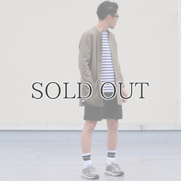 画像9: SOLOTEX（ソロテックス）DRY サッカーギンガム バンドカラー ツールポケ 9分袖シャツ【MADE IN JAPAN】『日本製』Upscape Audience (9)