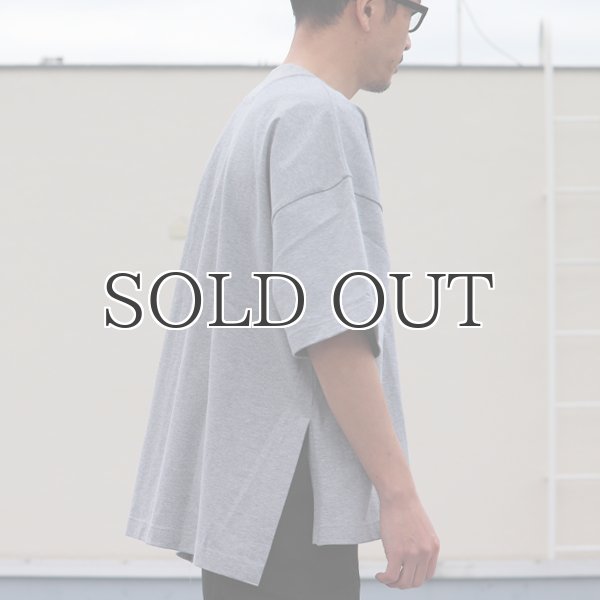 画像5: VORTEX 8オンス（MVS天竺）サイドスリット ハーフスリーブ ボクシーTee【MADE IN JAPAN】『日本製』/ Upscape Audience (5)