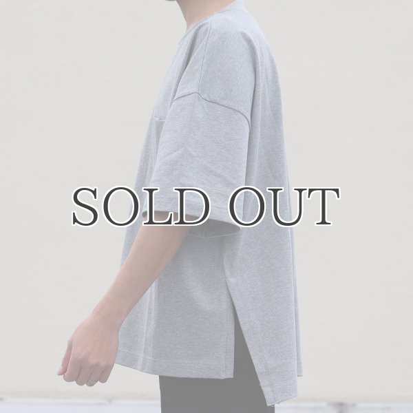 画像15: VORTEX 8オンス（MVS天竺）サイドスリット ハーフスリーブ ボクシーTee【MADE IN JAPAN】『日本製』/ Upscape Audience (15)