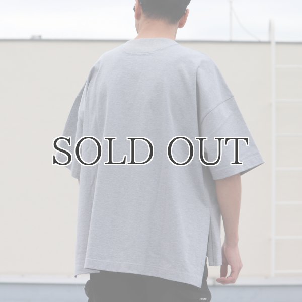 画像6: VORTEX 8オンス（MVS天竺）サイドスリット ハーフスリーブ ボクシーTee【MADE IN JAPAN】『日本製』/ Upscape Audience (6)