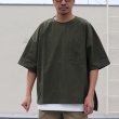 画像3: VORTEX 8オンス（MVS天竺）サイドスリット ハーフスリーブ ボクシーTee【MADE IN JAPAN】『日本製』/ Upscape Audience (3)