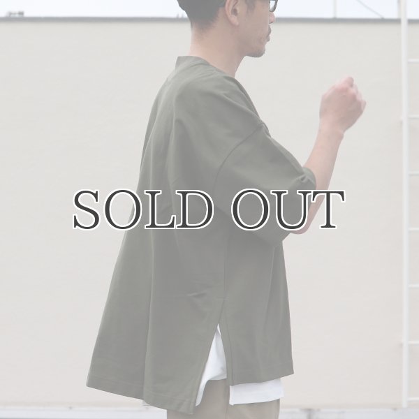 画像7: VORTEX 8オンス（MVS天竺）サイドスリット ハーフスリーブ ボクシーTee【MADE IN JAPAN】『日本製』/ Upscape Audience (7)