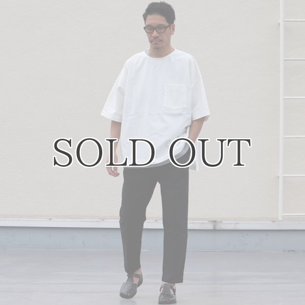 画像13: VORTEX 8オンス（MVS天竺）サイドスリット ハーフスリーブ ボクシーTee【MADE IN JAPAN】『日本製』/ Upscape Audience (13)