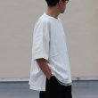 画像7: VORTEX 8オンス（MVS天竺）サイドスリット ハーフスリーブ ボクシーTee【MADE IN JAPAN】『日本製』/ Upscape Audience (7)