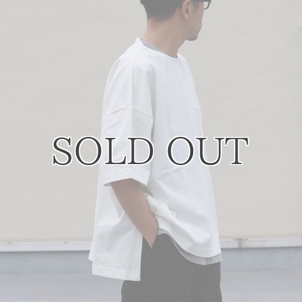 画像7: VORTEX 8オンス（MVS天竺）サイドスリット ハーフスリーブ ボクシーTee【MADE IN JAPAN】『日本製』/ Upscape Audience (7)