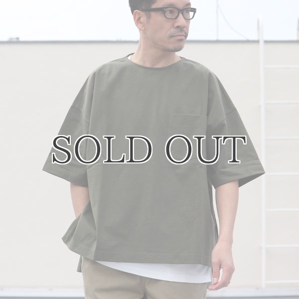 画像4: VORTEX 8オンス（MVS天竺）サイドスリット ハーフスリーブ ボクシーTee【MADE IN JAPAN】『日本製』/ Upscape Audience (4)