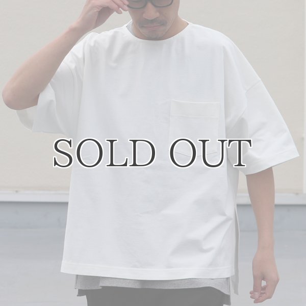 画像8: VORTEX 8オンス（MVS天竺）サイドスリット ハーフスリーブ ボクシーTee【MADE IN JAPAN】『日本製』/ Upscape Audience (8)