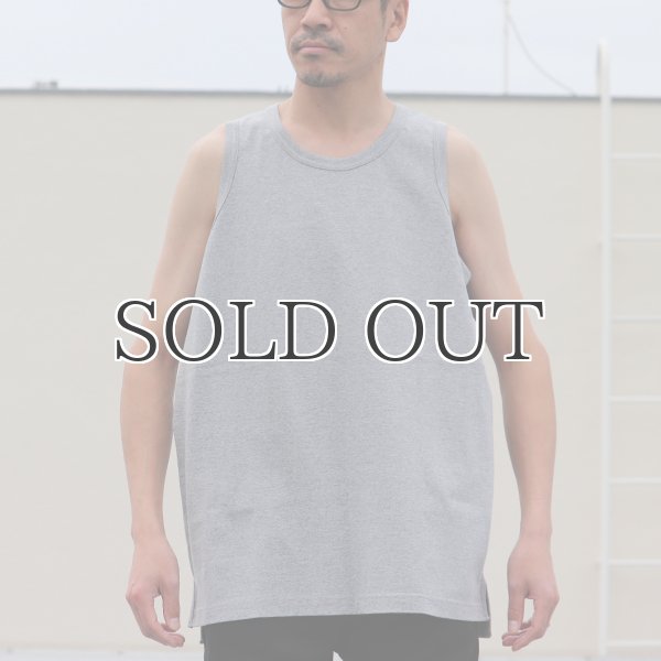 画像3: 丸胴 ヘビーウェイト（度詰天竺）10オンス サイドスリット ロングベストタンク【MADE IN JAPAN】『日本製』/ Upscape Audience (3)