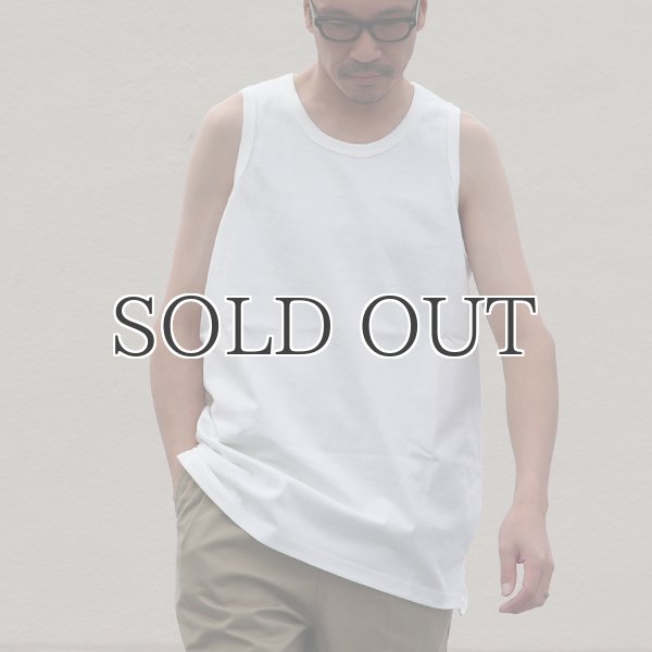 画像3: 丸胴 ヘビーウェイト（度詰天竺）10オンス サイドスリット ロングベストタンク【MADE IN JAPAN】『日本製』/ Upscape Audience (3)