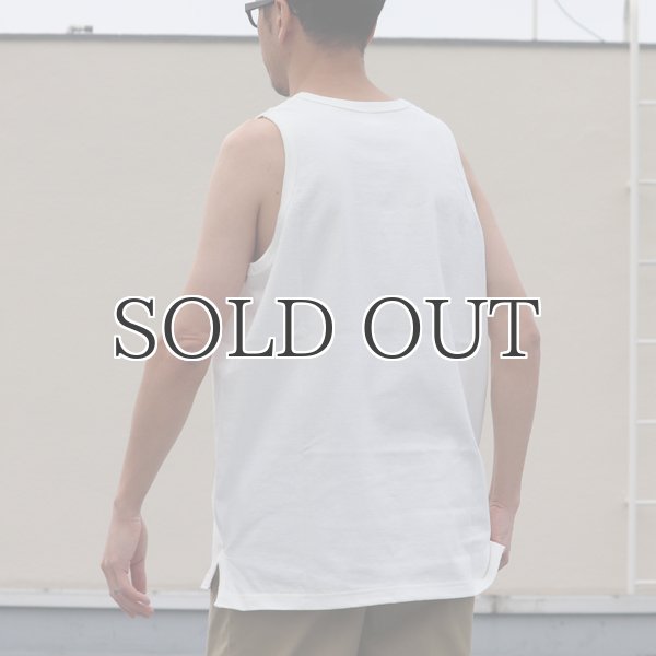 画像5: 丸胴 ヘビーウェイト（度詰天竺）10オンス サイドスリット ロングベストタンク【MADE IN JAPAN】『日本製』/ Upscape Audience (5)