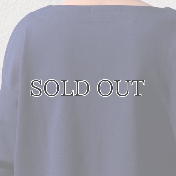 画像17: Basque10オンス（バスク天竺）フレンチボーダー ボートネック BOX Tee【MADE IN JAPAN】『日本製』/ Upscape Audience (17)