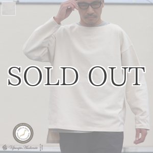 画像: Basque10オンス（バスク天竺）フレンチボーダー ボートネック BOX Tee【MADE IN JAPAN】『日本製』/ Upscape Audience