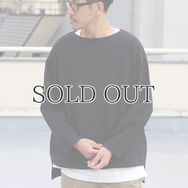 画像8: Basque10オンス(バスク天竺)フレンチボーダー ボートネック BOX Tee【MADE IN JAPAN】『日本製』/ Upscape Audience (8)