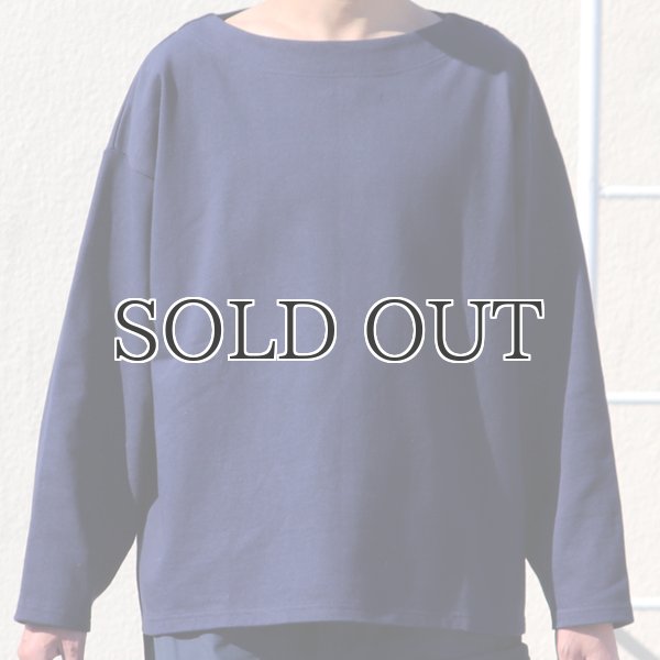 画像11: Basque10オンス（バスク天竺）フレンチボーダー ボートネック BOX Tee【MADE IN JAPAN】『日本製』/ Upscape Audience (11)