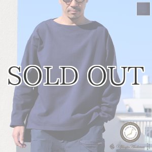 画像: Basque10オンス(バスク天竺)フレンチボーダー ボートネック BOX Tee【MADE IN JAPAN】『日本製』/ Upscape Audience