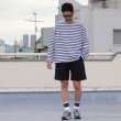 画像13: Basque10オンス（バスク天竺）フレンチボーダー ボートネック BOX Tee【MADE IN JAPAN】『日本製』/ Upscape Audience (13)