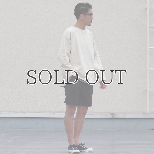 画像8: Basque10オンス(バスク天竺)フレンチボーダー ボートネック BOX Tee【MADE IN JAPAN】『日本製』/ Upscape Audience (8)