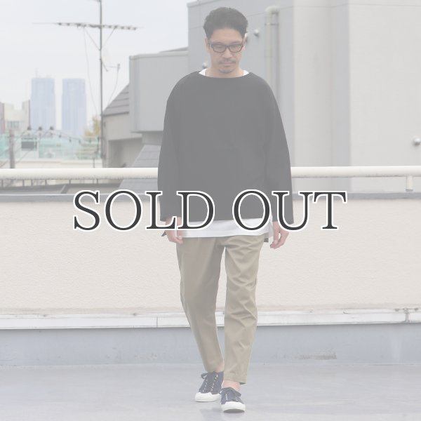 画像10: Basque10オンス(バスク天竺)フレンチボーダー ボートネック BOX Tee【MADE IN JAPAN】『日本製』/ Upscape Audience (10)