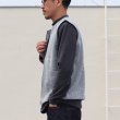 画像7: セーターフリース メランジ ノーカラーZIPベスト【MADE IN JAPAN】『日本製』 / Upscape Audience (7)