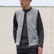 画像12: セーターフリース メランジ ノーカラーZIPベスト【MADE IN JAPAN】『日本製』 / Upscape Audience (12)