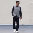 画像10: セーターフリース メランジ ノーカラーZIPベスト【MADE IN JAPAN】『日本製』 / Upscape Audience (10)