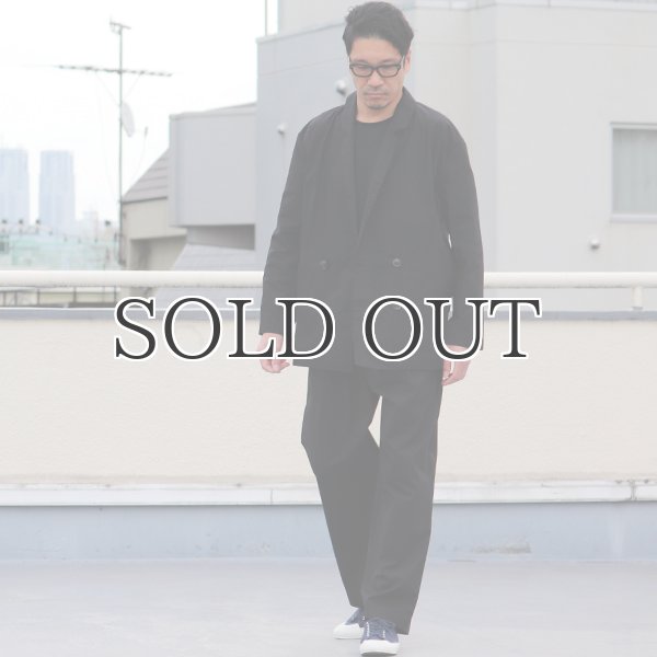画像11: グリストーンW 綿ナイロン高密度ギャバ 2タック ワイドパンツ【MADE IN JAPAN】『日本製』/ Upscape Audience (11)