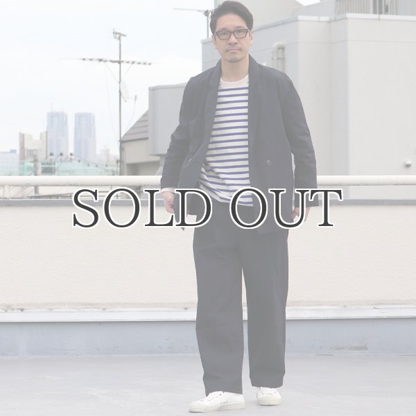 画像9: グリストーンW 綿ナイロン高密度ギャバ 2タック ワイドパンツ【MADE IN JAPAN】『日本製』/ Upscape Audience (9)