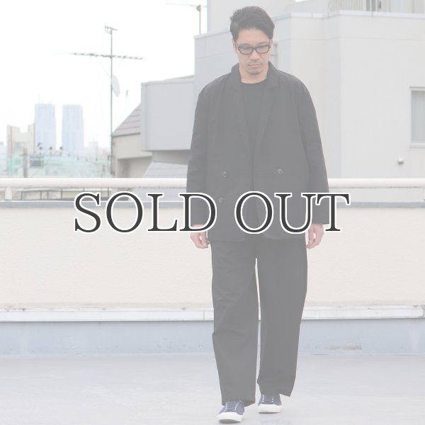 画像10: グリストーンW 綿ナイロン高密度ギャバ 2タック ワイドパンツ【MADE IN JAPAN】『日本製』/ Upscape Audience (10)