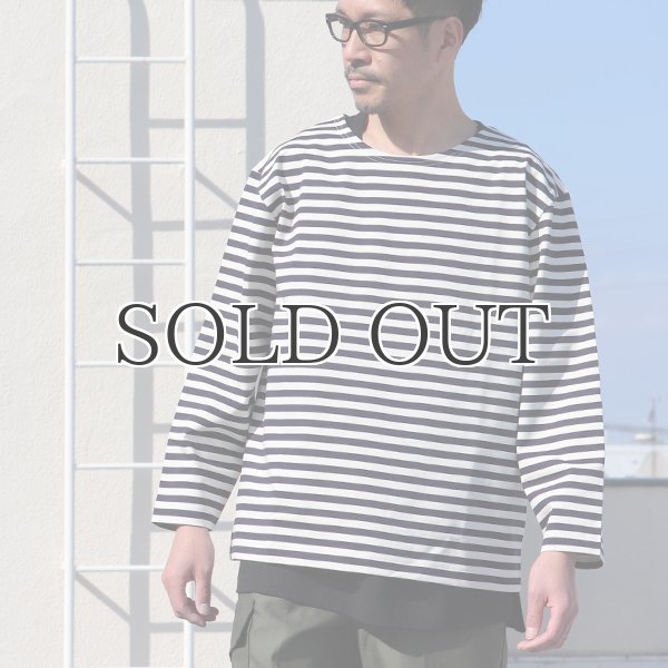 画像9: VORTEX 8オンス(MVS天竺)ロシアンボーダー ボートネック ボクシー Tee【MADE IN JAPAN】『日本製』/ Upscape Audience (9)