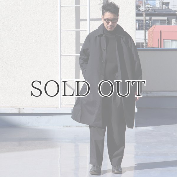 画像8: MACLOWLY(マックローリー)撥水ナイロンタフタ ステンカラーコート【MADE IN JAPAN】『日本製』【送料無料】 / Upscape Audience (8)