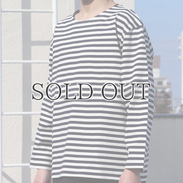 画像11: VORTEX 8オンス(MVS天竺)ロシアンボーダー ボートネック ボクシー Tee【MADE IN JAPAN】『日本製』/ Upscape Audience (11)