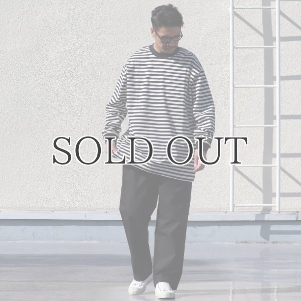 画像7: VORTEX 8オンス(MVS天竺)ロシアンボーダークルーネック 長袖Tee『MADE IN JAPAN』『日本製』 / Upscape Audience (7)