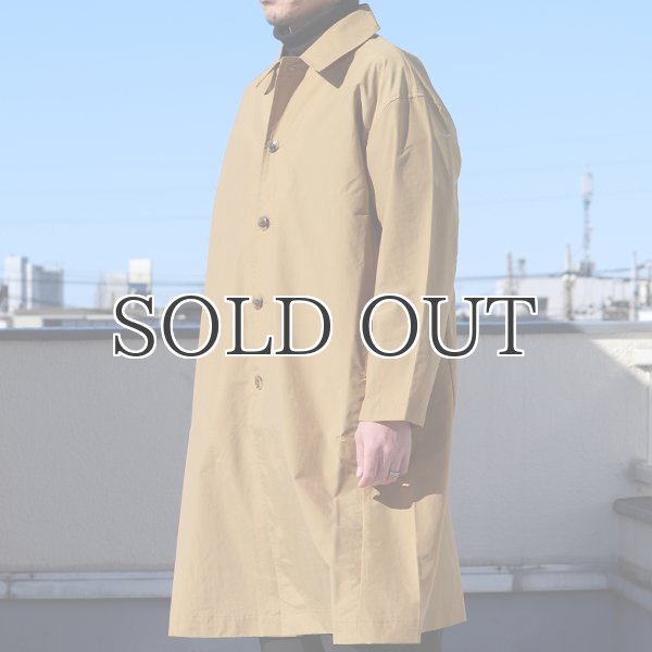 画像9: MACLOWLY(マックローリー)撥水ナイロンタフタ ステンカラーコート【MADE IN JAPAN】『日本製』【送料無料】 / Upscape Audience (9)